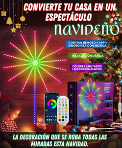 Fuegos Artificiales LED RGB – Vive una Navidad Brillante, Divertida y Llena de Color