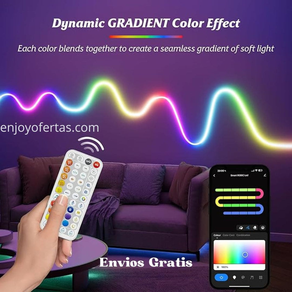 ✨Luces Magicas Neon RGB Flex Smart ✨